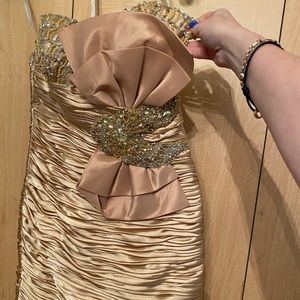 Terani Couture Gold Dress